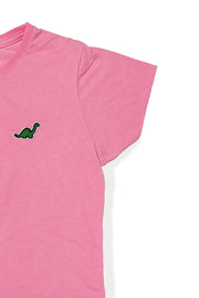 Playera Dinosaurito - Original, Rosa playa